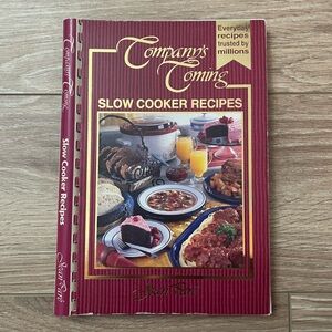 (4/$20) Company’s Coming Slow Cooker Recipes Cookbook Jean Paré